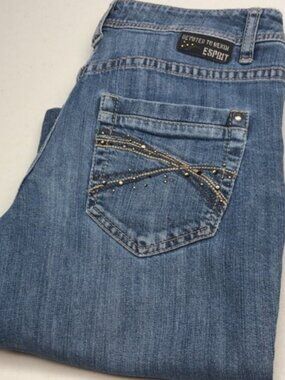 VINTAGE ESPRIT DENIM BOOTCUT JEANS 8/28x28 😎